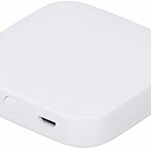 Zigbee Gateway, APP Remote Control WiFi Bluetooth Wireless Gateway Hub Stable Infrared Sensing Smart Home Hub for ZigBee