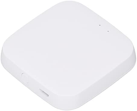 GLOGLOW Zigbee Gateway, Stable Infrared Sensing Smart Home Hub APP Remote Control WiFi Bluetooth Wireless Gateway Hub for ZigBee