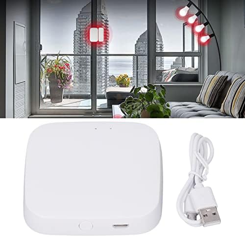 Zigbee Gateway, APP Remote Control WiFi Bluetooth Wireless Gateway Hub Stable Infrared Sensing Smart Home Hub for ZigBee - Image 5