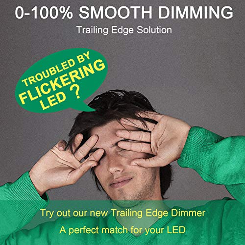 Smart Dimmer Switch by Martin Jerry | Rotary Design unlocks New Features, Trailing Edge dimmer Light Switch is Better Compatible with LED Bulbs, Needs Neutral Wire and 2.4G Wi-Fi - Image 2