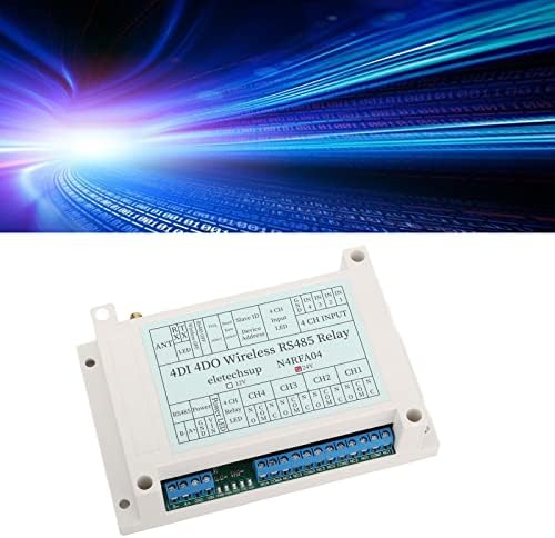 Pwshymi Wireless Relay Module, Multifunctional 5 Parameters Setting 4 Channel Wireless Relay User Friendly High Sensitivity for Home Automation(#2) - Image 4