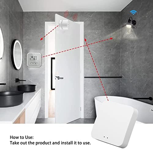 KUIDAMOS Smart WiFi Gateway, Wiring Free Simple Installation Remote Controller Hub Wide Compatibility for Appliances - Image 3