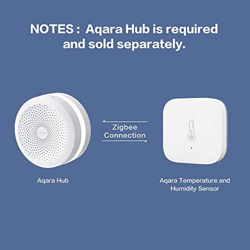 Aqara Vibration Sensor Plus Aqara Temperature and Humidity Sensor3, REQUIRES AQARA HUB, Zigbee Connection, For Remote Monitoring, Alarm System and Smart Home Automation - Image 8