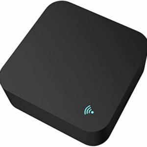YAKUHY WiFi Smart Remote Controller, RF IR Universal Remote Controller, Smart Home Infrared Universal Remote Blaster, Compatible with Alexa and Google Home Assistant-Without Temperature Humidity