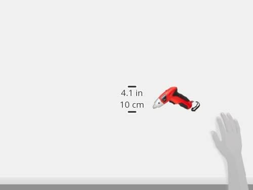 25-Piece Electric Screwdriver Set - Cordless Drill with LED Work Light, Automatic Spindle Lock, Carrying Case, and Screw Driver Bits by Stalwart (Red) - Image 4