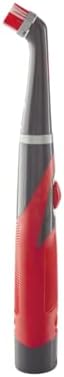 Rubbermaid Reveal Cordless Battery Power Scrubber, Gray/Red, Multi-Purpose Scrub Brush Cleaner for Grout/Tile/Bathroom/Shower/Bathtub, Water Resistant, Lightweight, Ergonomic Grip (1839685) - Image 2