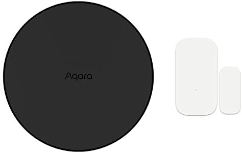 Aqara Smart Hub M2 Plus Aqara Door and Window Sensor, Zigbee Connection, Alarm System, Remote Monitor and Control, Smart Home Automation