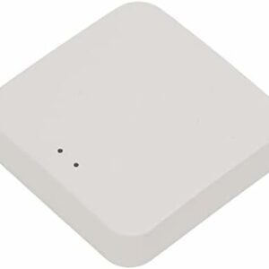 Jopwkuin Gateway Hub, Wireless Anti Fade Smart Gateway Remote Control Resistant for ZigBee with 2 LED Indicator for TUYA for Home Appliances