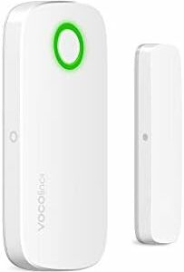 VOCOlinc Apple HomeKit ONLY Door Window Sensor Magnetic Contact Alarm Wireless Smart No Hub Required Home Security Bluetooth Low Energy Remote Access VS1 (1 Pack)