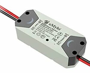 WiFi Switch, eMylo Smart WiFi Relay Switch Wireless Light Remote Control Module for Smart Home Automation Compatible with Alexa Google Assistant