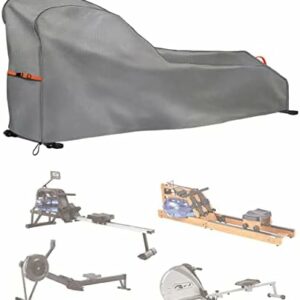 Aaaspark Rowing Machine Cover, Fitness Equipment Covers Protective Cover Dustproof Waterproof Cover Protective Cover and Resistant Durable Oxford Fabric Sports Rowing Machine Protective Cover