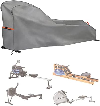 Aaaspark Rowing Machine Cover, Fitness Equipment Covers Protective Cover Dustproof Waterproof Cover Protective Cover and Resistant Durable Oxford Fabric Sports Rowing Machine Protective Cover
