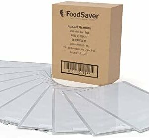 FoodSaver Quart Vacuum Seal Bags, BPA-Free for Food Storage and Sous Vide, 120 Count