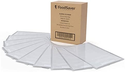 FoodSaver Quart Vacuum Seal Bags, BPA-Free for Food Storage and Sous Vide, 120 Count