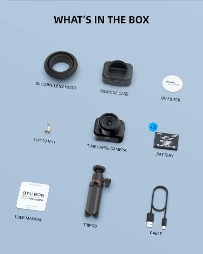 ATLI 1080P Time Lapse Camera APP Control WiFi HDR Manual Focus Timelapse Video for Plant Flower Indoor (Black) - Image 5