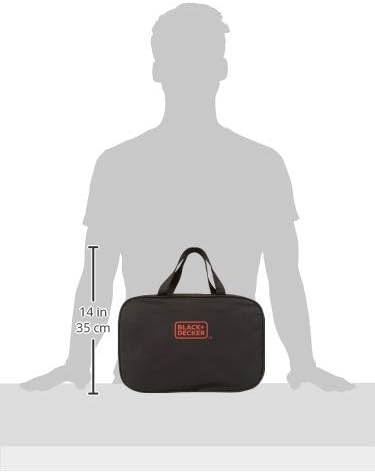 BLACK+DECKER 8V Drill & Home Tool Kit, 57 Piece (BDCD8PK) - Image 6