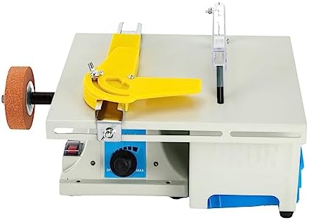 Mini Table Saw, Grinder Polishing Machine, Multifunction Lapidary Saw, Jewelry Polishing Machine, Bench Saw Household for DIY Woodworking Handmade Tool - Image 5