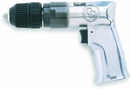 Chicago Pneumatic CP785 - Air Power Drill, Power Tools & Home Improvement, 3/8 Inch (10 mm), Keyed Chuck, Aluminum Housing, Pistol Handle, 0.5 HP / 370 W, Stall Torque 3.1 ft. lbf / 4.2 NM - 2400 RPM