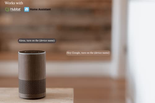 Zigbee Touch Smart Switch, Compatible with Alexa, Google Home, Hubitat, and HA, Neutral Wire Required (1 Gang, Black) - Image 5