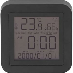 Oumefar IR Universal Remote Control, Square Temperature Humidity Sensor Customized DIY Function Home Automation Controller for Smart Home