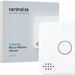 Centralite Micro Motion Sensor - Home Automation and Security - Lighting Scenes, Security Alarm, Alerts upon Motion Detection - Compatible with Ezlo, Smartthings, Wink, Vera, Hubitat, Zigbee Platforms