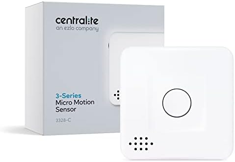 Centralite Micro Motion Sensor - Home Automation and Security - Lighting Scenes, Security Alarm, Alerts upon Motion Detection - Compatible with Ezlo, Smartthings, Wink, Vera, Hubitat, Zigbee Platforms