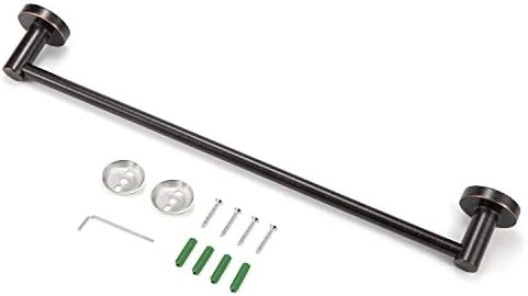 JiePai Bath Towel Bar,Stainless Steel Towel Rack Bathroom Towel Holder Wall Mount Kitchen Dish Cloth Hanger (Oil Rubbed Bronze, 24 inch) - Image 6