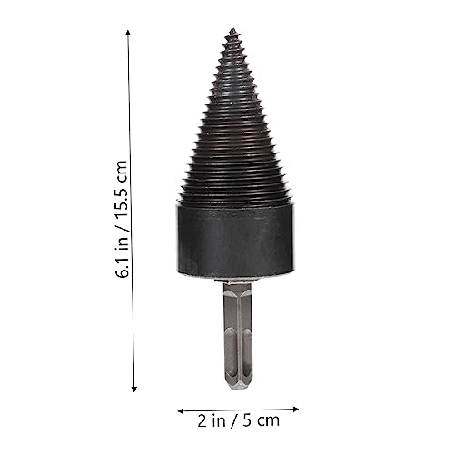 GANAZONO 1 Set Firewood Drill Log Splitter Electrical Tools Home Tools Electric Drills Bits Wood Splitting Bit Wood Drill Bit Drill Bit Firewood Splitter Wood Hex Drill Bit Household - Image 4