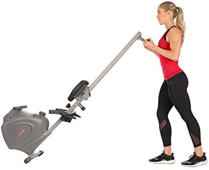 Sunny Health & Fitness Smart Compact Magnetic Rowing Machine with Optional Exclusive SunnyFit® App Enhanced Bluetooth Connectivity - Image 8
