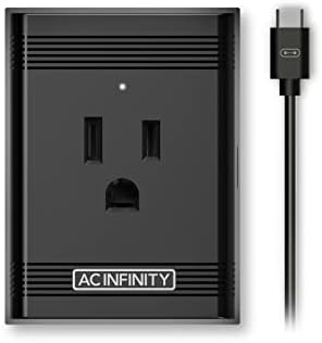AC Infinity UIS Control Plug, Socket Adapter to Connect UIS Smart Controllers to Outlet Devices
