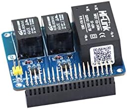 Home Automation HAT for Raspberry Pi, 2 Ch 5V Optocoupler EL357NC Smart Raspberry Pi Relay HAT Control up to 2 Devices - Image 4