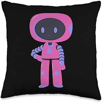 robot Automation Artificial intelligence Mechanica Robot Automation Artificial Intelligence Mechanical Throw Pillow, 16x16, Multicolor