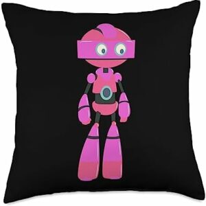 robot Automation Artificial intelligence Mechanica Robot Automation Artificial Intelligence Mechanical Throw Pillow, 18x18, Multicolor