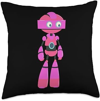robot Automation Artificial intelligence Mechanica Robot Automation Artificial Intelligence Mechanical Throw Pillow, 18x18, Multicolor