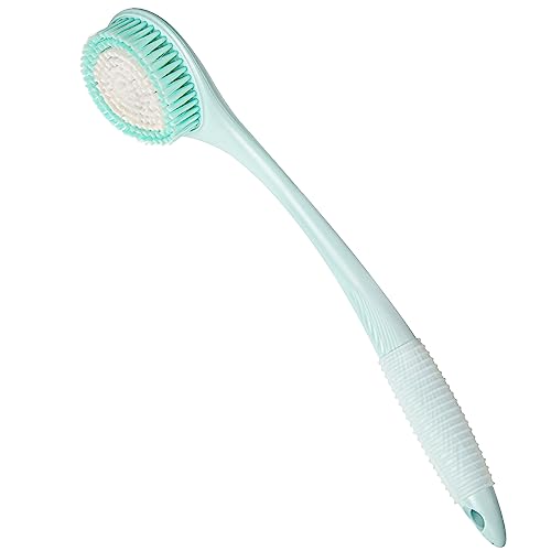 BEDELITE Back Bath Brush Long Handle for Shower - Soft Shower Brush for Men & Women,Back Brush Scrubber(16.4" Long), Skin Exfoliator for Bath Scrubber Body Brush(Blue)