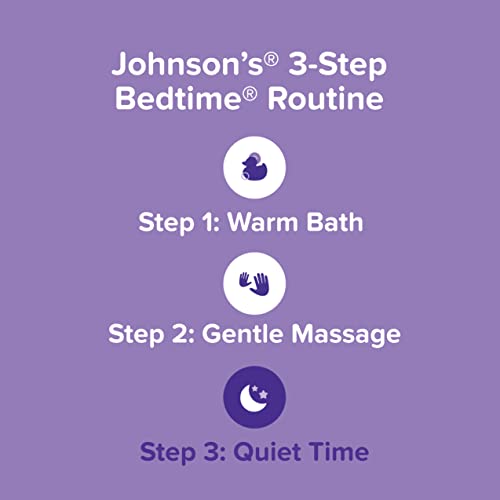 Johnson's Sleepy Time Bedtime Baby Gift Set with Relaxing NaturalCalm Aromas, Bedtime Baby Bath Shampoo, Wash & Lotion Essentials, Hypoallergenic & Paraben-Free, 4 Items - Image 5