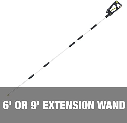 Sun Joe SPX-SRL9 Universal Sky Lance Extension Spray Wand for Most Gas and Electric Pressure Washers Rated up to 4000-PSI Max, w/ 4-Piece Accessory Kit, 9-Foot - Image 3