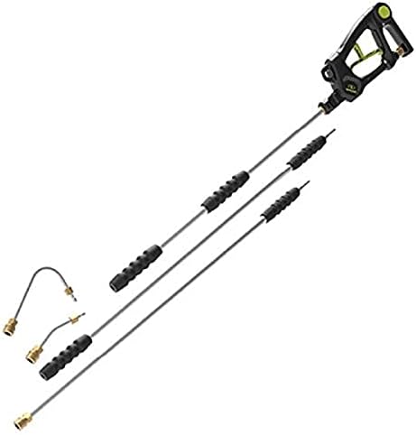 Sun Joe SPX-SRL9 Universal Sky Lance Extension Spray Wand for Most Gas and Electric Pressure Washers Rated up to 4000-PSI Max, w/ 4-Piece Accessory Kit, 9-Foot