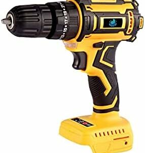 Portable Screwdriver 20V Electric Screwdriver Cordless Electric Drill, Impact Drill 3 in 1 Household Brushless Motor Power Tools Handy Repair Tool Lithium Battery Electric Wrench Impact Drill