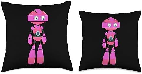 robot Automation Artificial intelligence Mechanica Robot Automation Artificial Intelligence Mechanical Throw Pillow, 18x18, Multicolor - Image 3