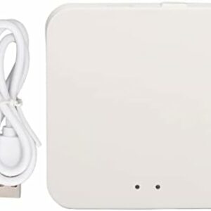 Kuuleyn Smart WiFi Gateway,WiFi Gateway Wireless Smart Bridge,WiFi Gateway APP Remote Control Multifunctional USB Powered Home Smart WiFi Gateway for Zigbee