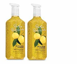 Bath and Body Works Deep Cleansing Hand Soap, Kitchen Lemon, 8 fl. oz. Lot of 2