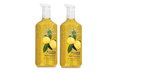 Bath and Body Works Deep Cleansing Hand Soap, Kitchen Lemon, 8 fl. oz. Lot of 2