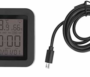 VTOSEN Smart Home Remote Control - Infrared Remote Control with Temperature Humidity Sensor - Square Intelligent WiFi 2.4G Wireless IR Controller for Home Bedroom