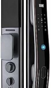 Compatible for Tuya Zigbee WiFi Smart Fingerprint Door Lock Home Automation Digital Password Keypad IC Card Anti-Theft Electronic Door Lock (Color : Gray, Size : 24X240MM)