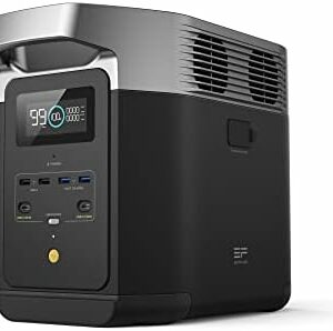 EF ECOFLOW Portable Power Station DELTA 2, 1024Wh LiFePO4 (LFP) Battery, Fast Charging, Solar Generator(Solar Panel Optional) for Home Backup Power, Camping & RVs