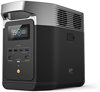 EF ECOFLOW Portable Power Station DELTA 2, 1024Wh LiFePO4 (LFP) Battery, Fast Charging, Solar Generator(Solar Panel Optional) for Home Backup Power, Camping & RVs