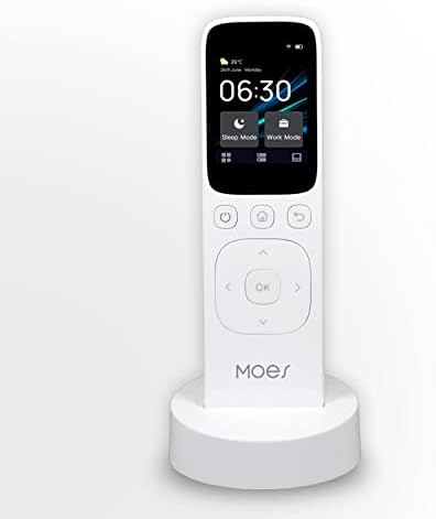 MOES WiFi Tuya Smart Central Control Panel Wireless Touch Screen Handheld IR Remote Controller for Home Appliance