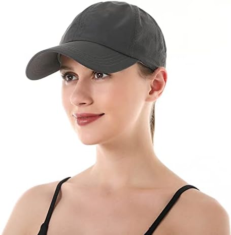 Epsoco Womens Criss Cross Ponytail Baseball Cap Adjustable High Messy Bun Ponycap Quick Drying Mesh Hat - Image 7