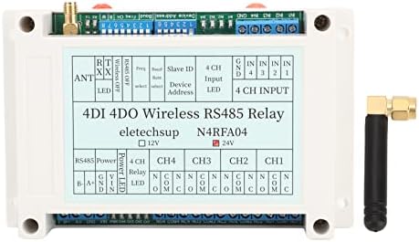 SHYEKYO 4 Channel Wireless Relay, 426-508.5MHz High Sensitivity Wireless Relay Module User Friendly with Antenna for Home Automation(#2) - Image 6